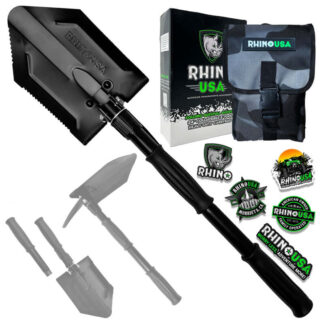 Rhino USA Straight Handle Offroad Recovery Shovel W/Pick