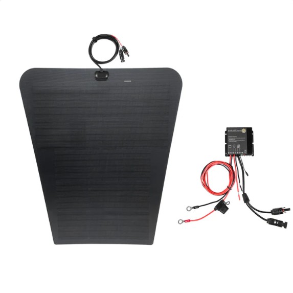 Lensun 90W Hood Flexible Solar Panel + MPPT + Vinyl Decal | '16